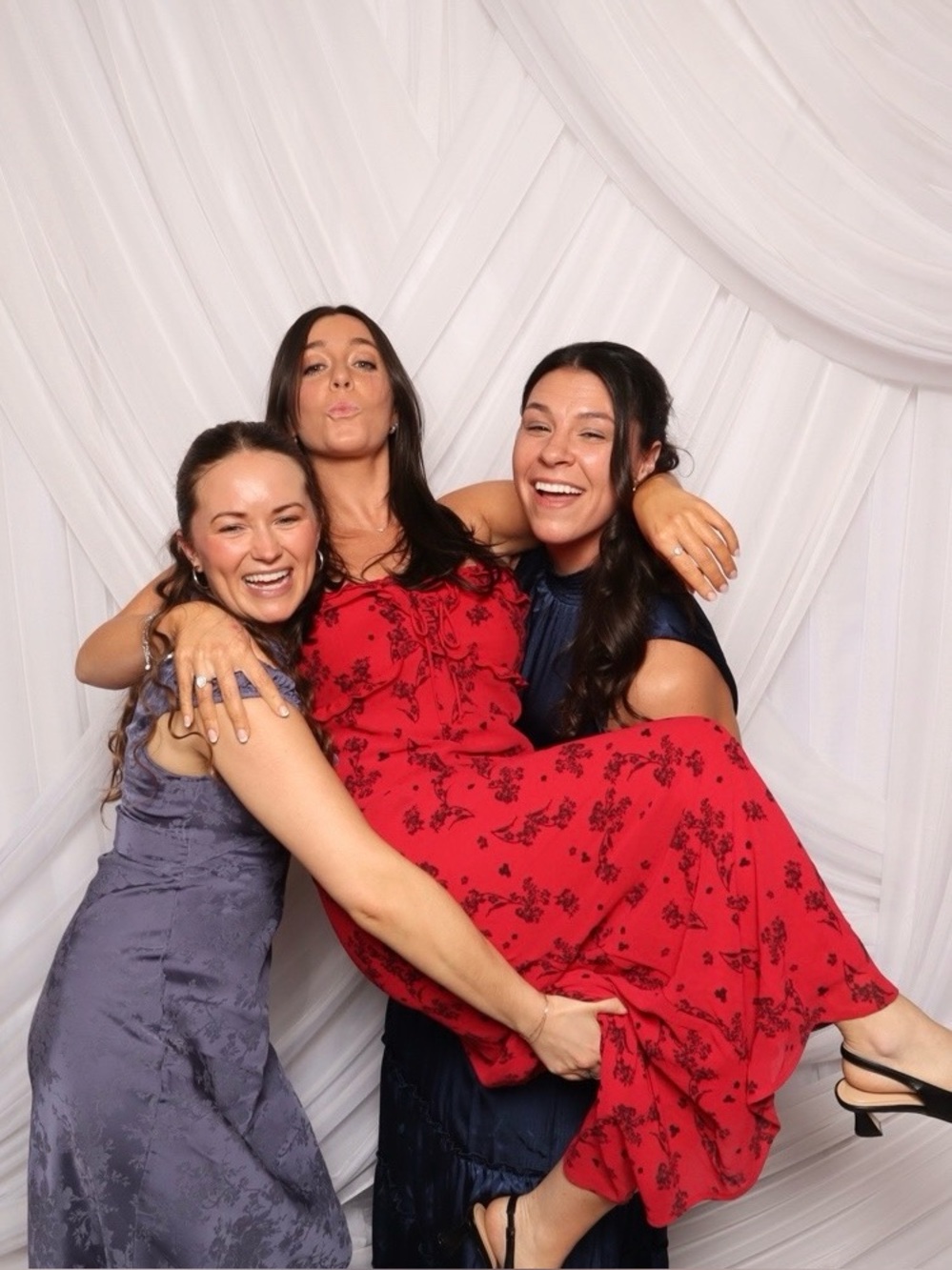 Red Floral Maxi Dress